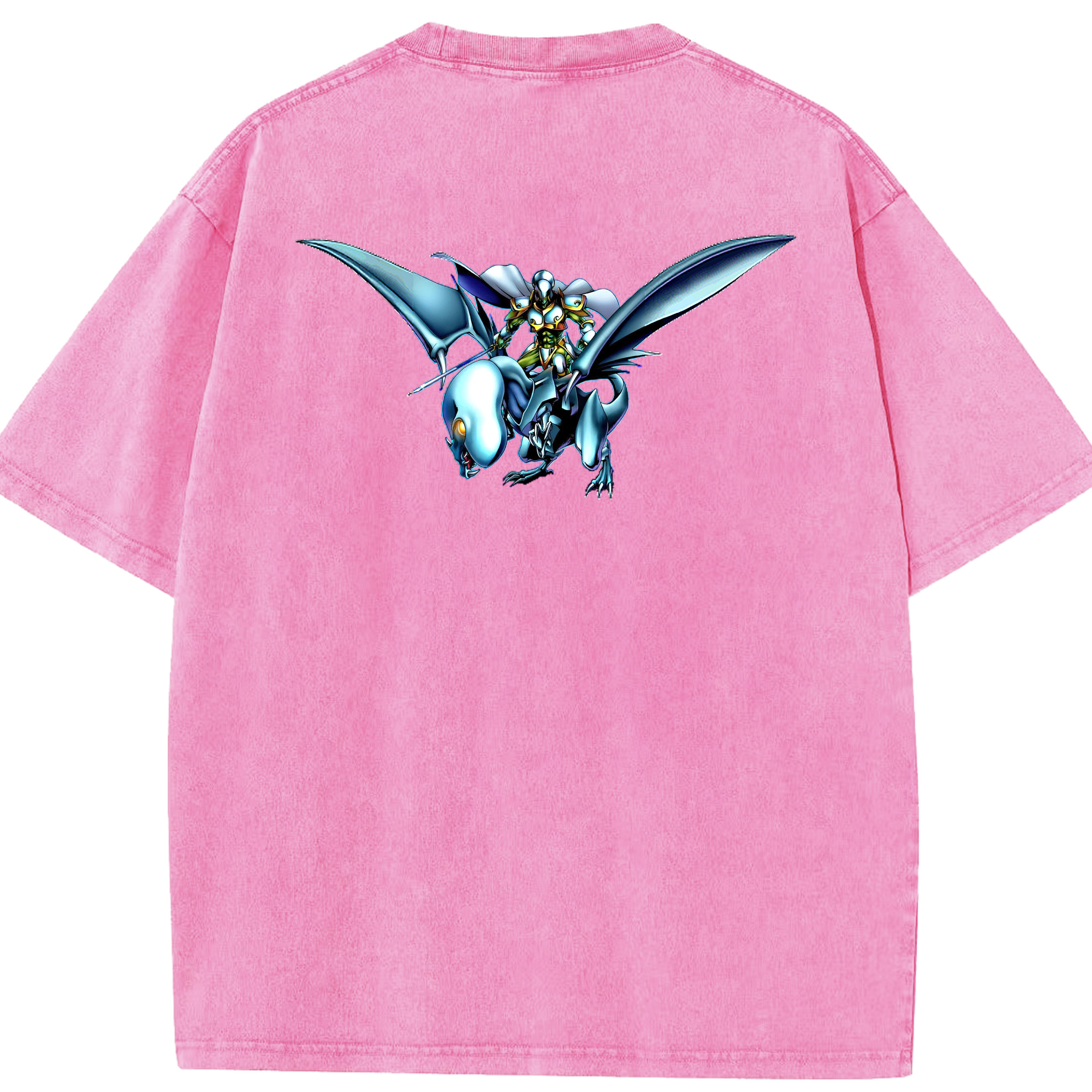 （画像用） 遊☆戯☆王 Yu-Gi-Oh! 綿100% ヴィンテージ風 半袖Tシャツ（背面プリント）